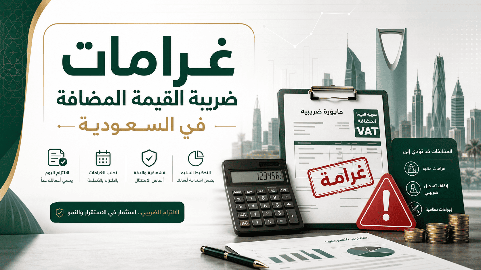 غرامات ضريبة القيمة المضافة
